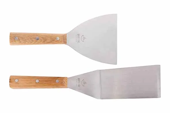 [3165126] Spatelset 2pcs - eiken handvat