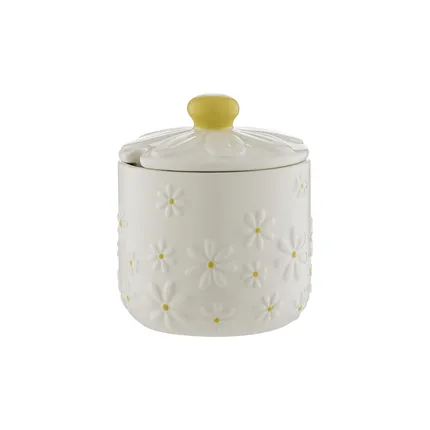 Suikerpot uit keramiek Daisy