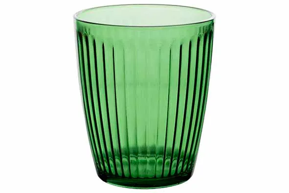 Lyra tumbler 32cl thyme green, set 4