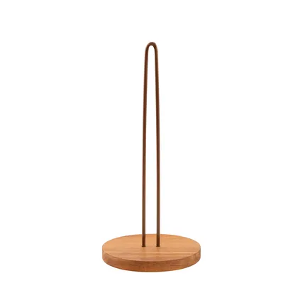 Point-virgule keukenrolhouder uit acaciahout 14cm