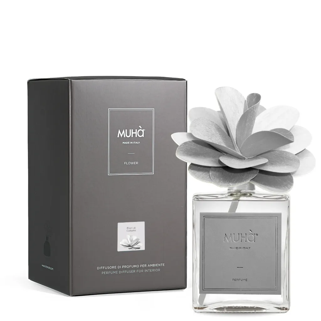 [H519] Muhà flower 500ml Fiori di cotone