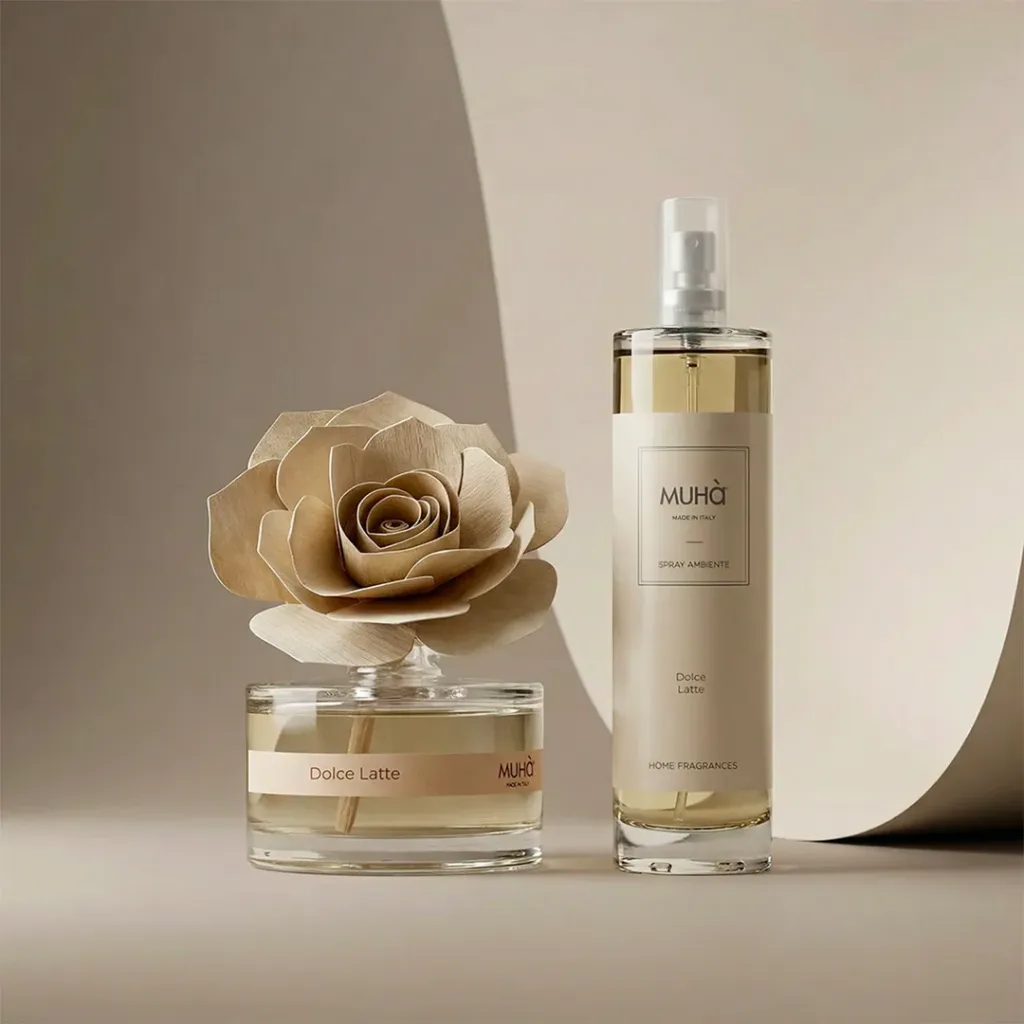 [CONF509] Muhà box rose 50ml + spray 100ml Dolce latte