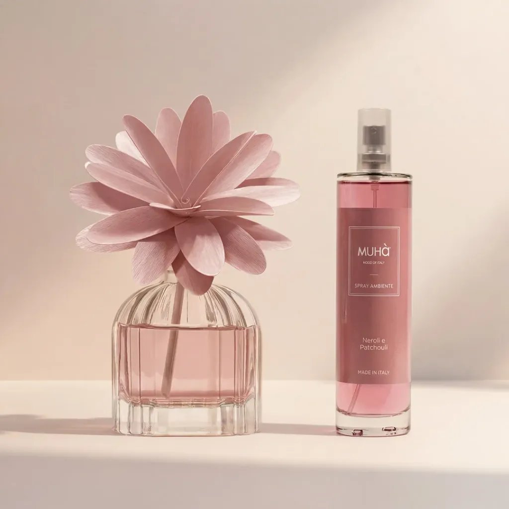 [CONF608] Muhà box flower 60ml + spray 100ml Neroli e Patchouli