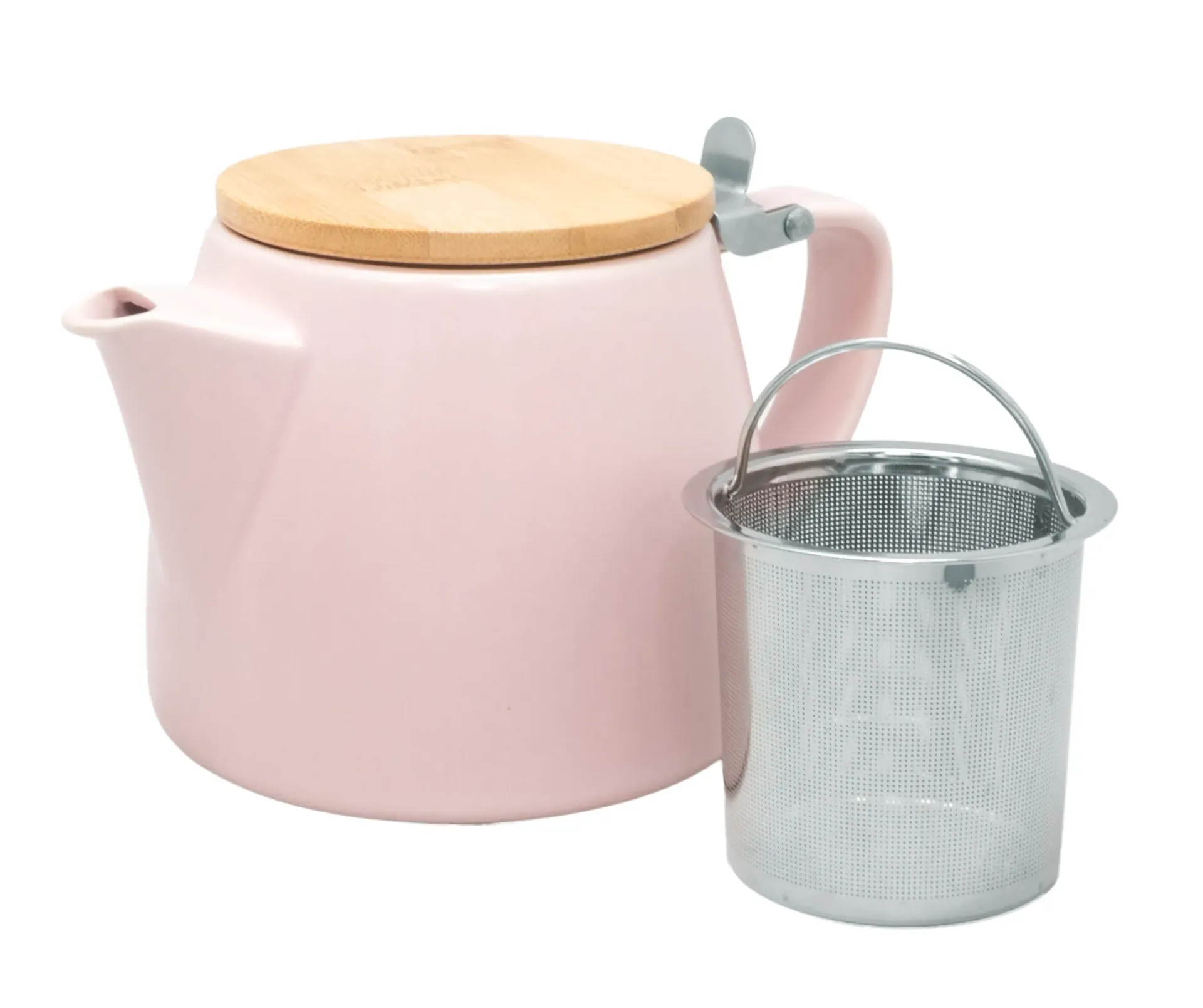 Theekan porselein roze 500ml