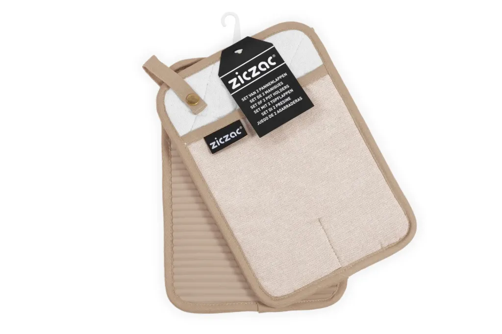 Pannenlap Silo 18x25.5cm set2 zand
