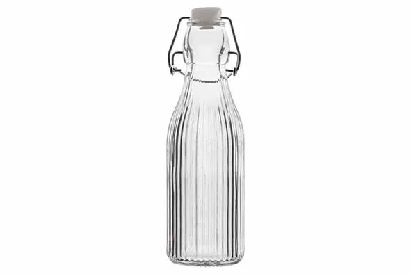 Cosy & Trendy melkfles 250ml glas gestreept