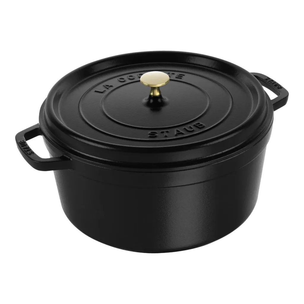 [1102825] Staub Cocotte rond 28cm zwart