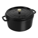 Staub Cocotte rond 28cm zwart