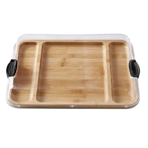 Farberware serveerplank met deksel 30x40cm