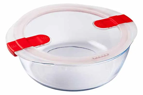 Pyrex Cook&Heat ovenschotel rond 2,3L met deksel