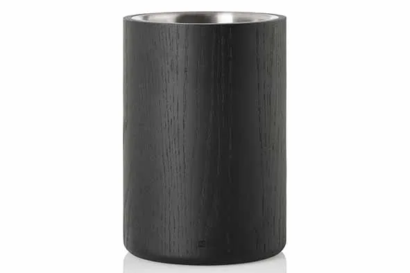 Adhoc vine wijnkoeler essenhout zwart D13.5xH19.5cm