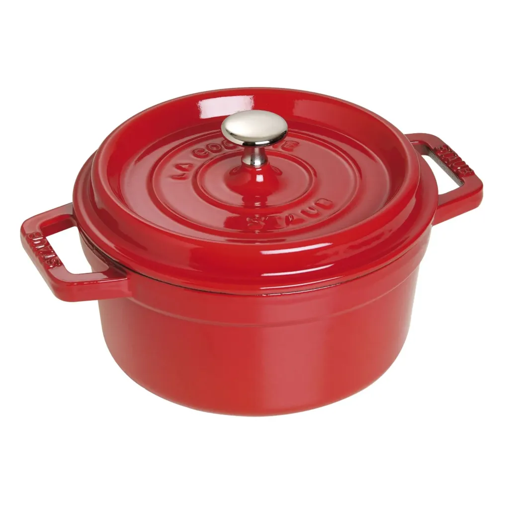 [1102406] Staub Cocotte rond 24 cm kersenrood
