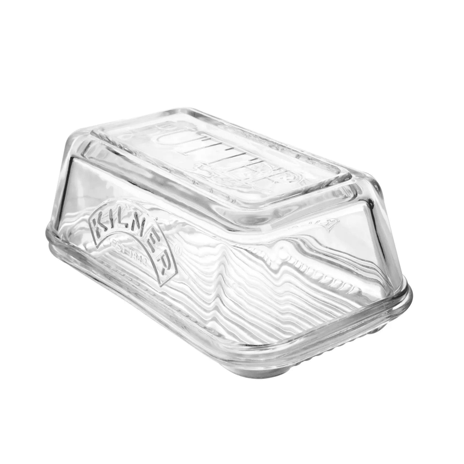 [RAY-0025-350] Kilner glazen boterschaal met deksel