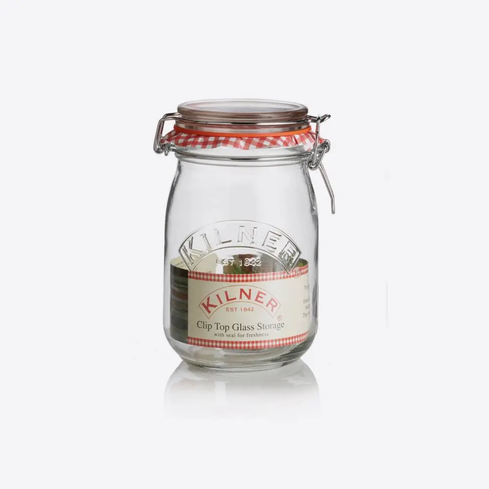 Kilner Ronde Bokaal Met Beugelsluiting 1L