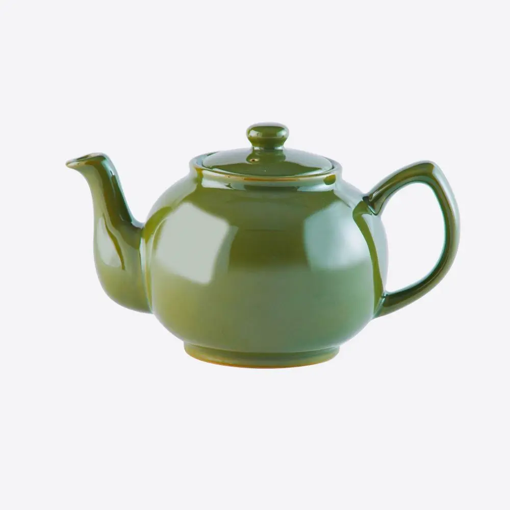 [RAY-0056-742] Price & Kensington 'Brights' Theepot 6-Kops, Olijfgroen