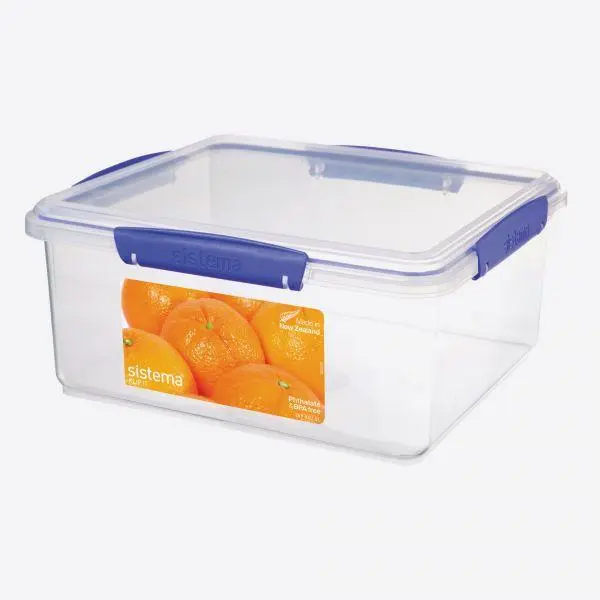 Sistema Klip It, Rechthoekige Voorraaddoos, 5L