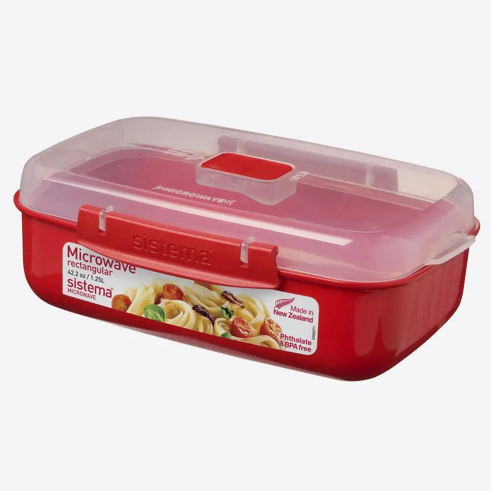 Sistema Microwave, Rechthoekige Kom, 1,25L