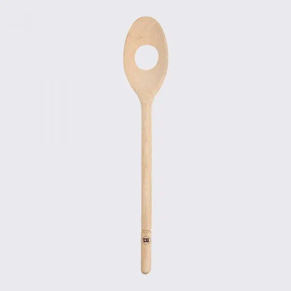 [6118] T&G Spoon with hole 30cm