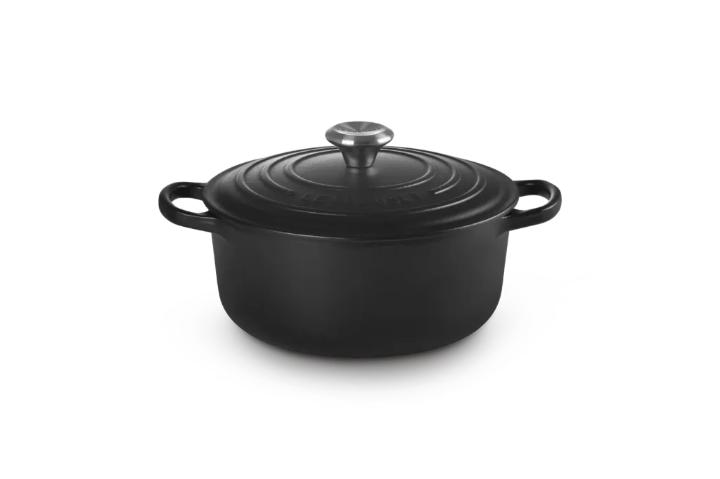 [21177200000430] Le Creuset Cocotte rond 20cm zwart