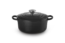 Le Creuset Cocotte rond 24cm zwart