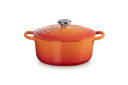 Le Creuset Cocotte rond 24cm oranjerood
