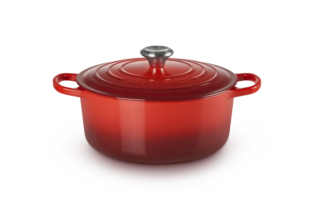 [21177260602430] Le Creuset Cocotte rond 26cm rood