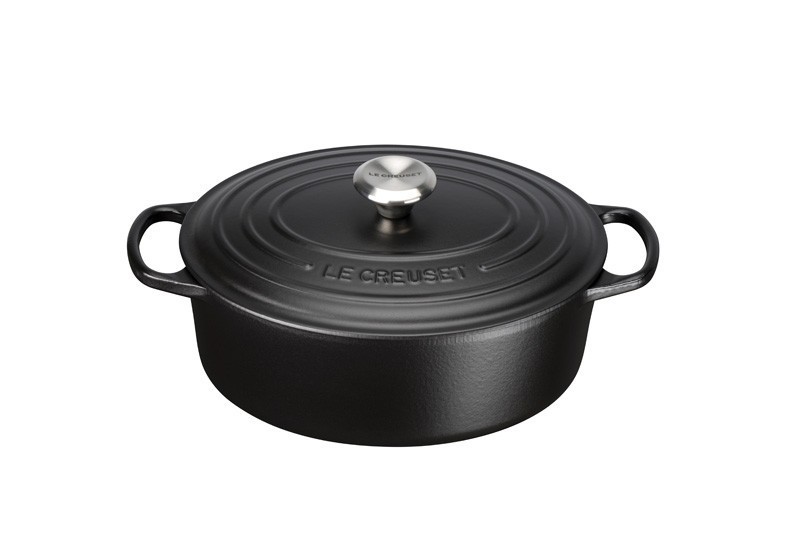 Le Creuset Cocotte ovaal 31cm zwart