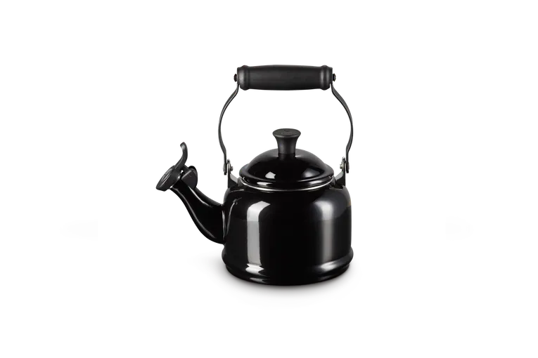 [92000900140000] Le Creuset fluitketel demi 1.1L zwart