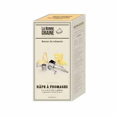 La bonne graine Kaasraspmolen inox 2 raspen