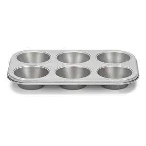 [PA3626] Patisse Muffin-bakplaat silver-top 6-dlg.