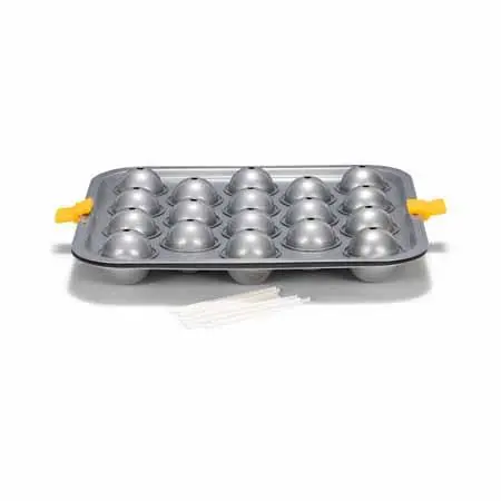 [PA3644] Patisse Cake-pops bakplaat silver-top