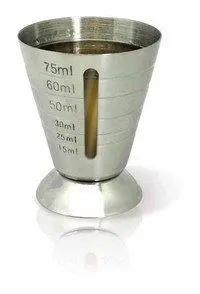 Maatbeker met doorkijk 15-75ml