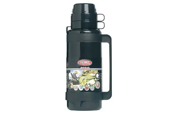 Isoleerfles 1L zwart