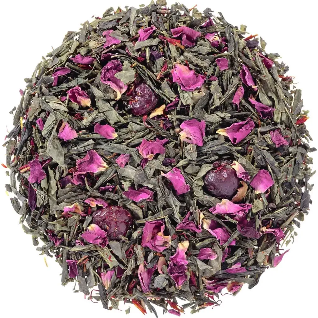 [6027] Thee - Groene Cranberry Rose, 100g