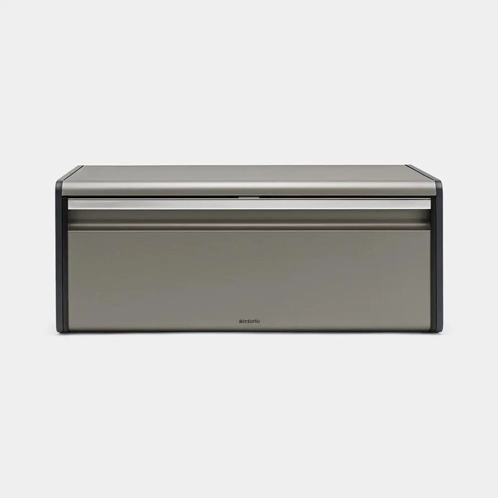 Brabantia broodtrommel met klepdeksel Platinum