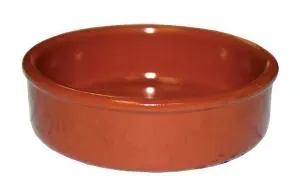 [604339] keramiek kom bruin  80-H25mm