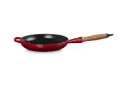 Le Creuset koekenpan in geëmailleerd gietijzer 24cm rood