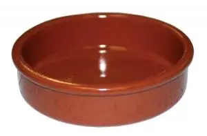 [604287] Keramiek kom bruin 100mm-H25mm