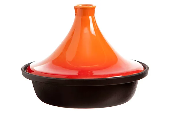 Cosy&Trendy Tajine zwart-oranje Ø25cm