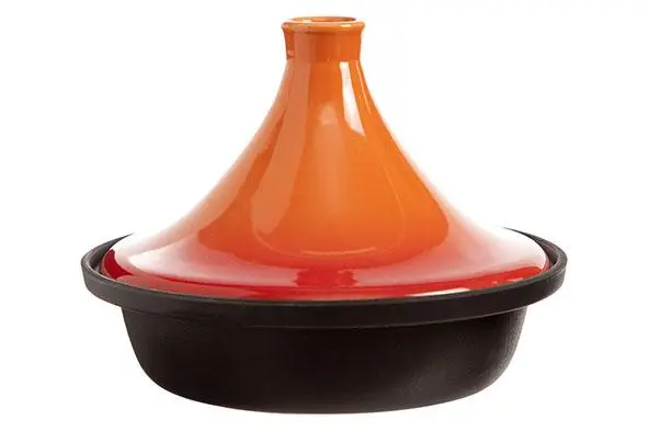 [3264506] Tajine zwart-oranje Ø25cm