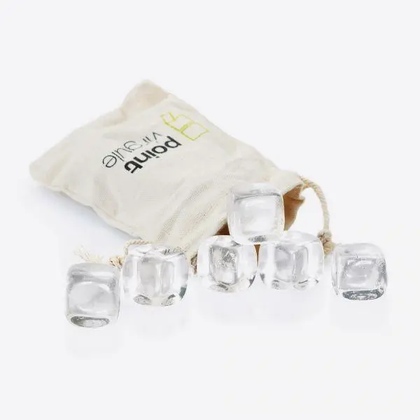 set van 6 crystalstones met zakje