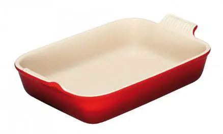 Le Creuset gratineerschaal rood 37x32