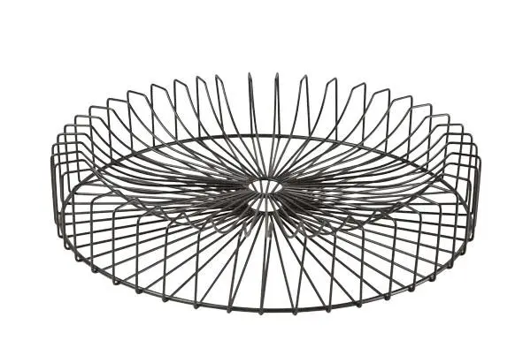 Orbit fruitschaal rond zwart D40xH6cm
